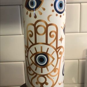Evil Eye Tumbler 20oz Hot Cold Made New To Order